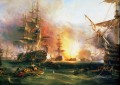 Bombardierung Algiers 1816 von Chambers Kriegsschiff Seeschlacht